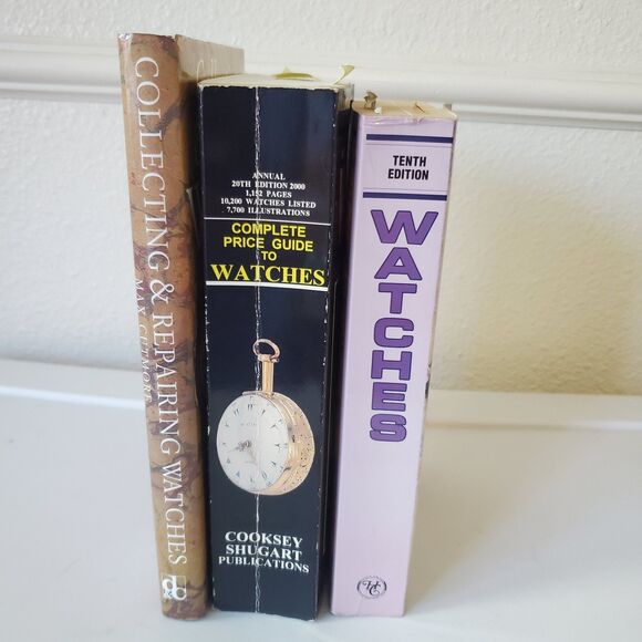 Watch Collection and Repair Books Parts Guides Cooksey Shugart Cutmore Lot Of 3 - Picture 1 of 13